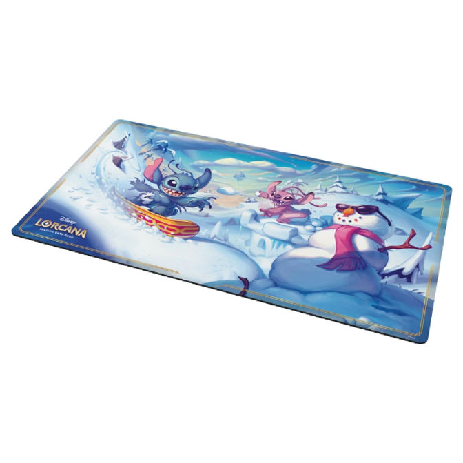 Image of Lorcana Playmat - Snowboarding Stitch