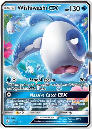 Image of Wishiwashi GX (63/236) [Sun & Moon: Cosmic Eclipse]