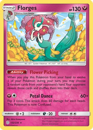 Image of Florges (152/236) [Sun & Moon: Cosmic Eclipse]