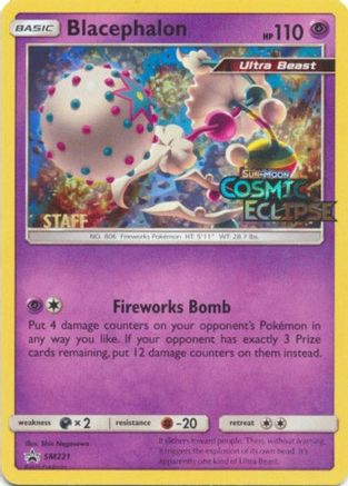 Image of Blacephalon (SM221) (Staff Prerelease Promo) [Sun & Moon: Black Star Promos]