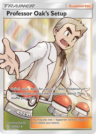 Image of Professor Oak's Setup (233/236) [Sun & Moon: Cosmic Eclipse]
