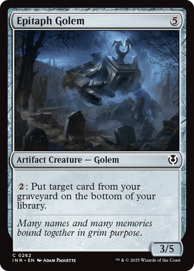 Image of Epitaph Golem [Innistrad Remastered]