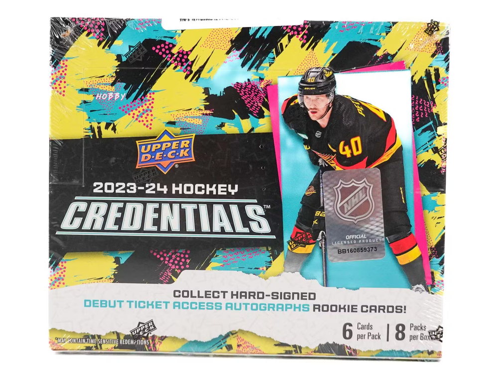 2023-24 Upper Deck Credentials Hockey Box (IN STORE ONLY READ DESCRIPTION)