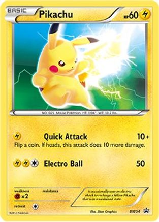 Image of Pikachu (BW54) [Black & White: Black Star Promos]