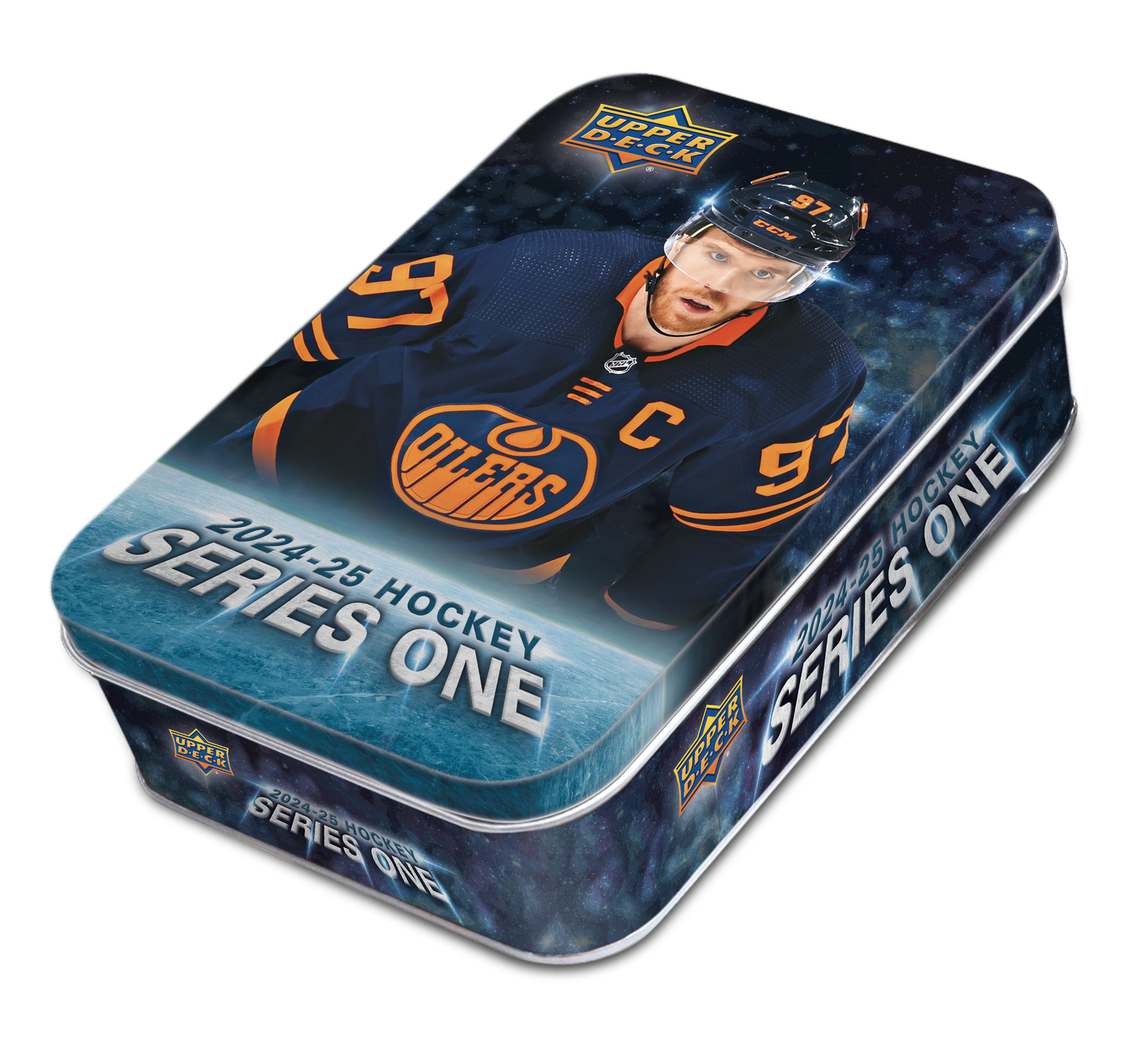 Image of Upper Deck Series One 2024-25 Tin (IN STORE PURCHASE ONLY READ DESCRIPTION)