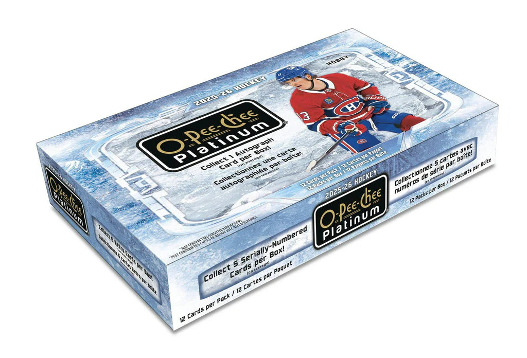 Image of O-Pee-Chee 2025-26 Platinum Hockey Hobby Box (IN STORE ONLY READ DESCRIPTION)