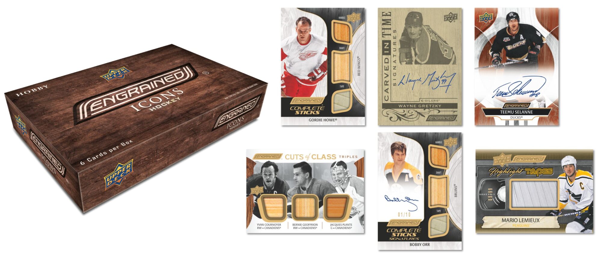 Image of 2024-25 Upper Deck Engrained Icons Hockey (IN STORE ONLY READ DESCRIPTION)