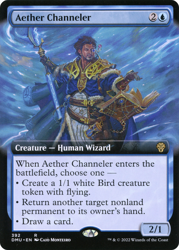Image of Aether Channeler (Extended Art) [Dominaria United]
