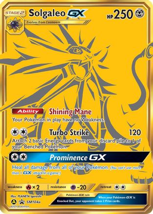 Image of Solgaleo GX (SM104a) [Sun & Moon: Black Star Promos]