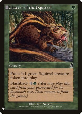 Image of Chatter of the Squirrel [Mystery Booster]