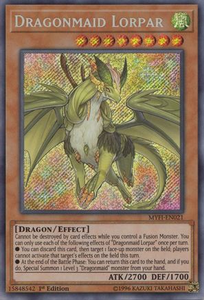 Image of Dragonmaid Lorpar [MYFI-EN021] Secret Rare