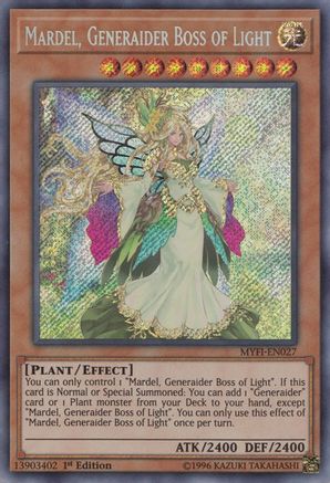 Image of Mardel, Generaider Boss of Light [MYFI-EN027] Secret Rare