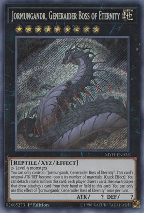 Image of Jormungandr, Generaider Boss of Eternity [MYFI-EN033] Secret Rare