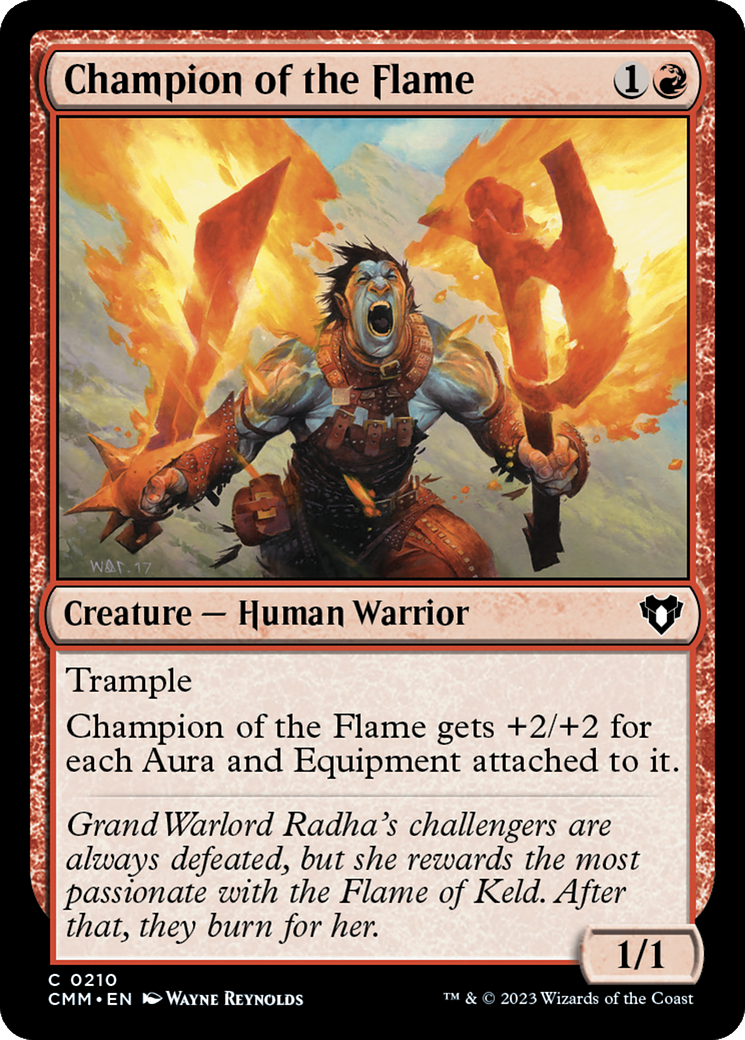 Image of Champion of the Flame [Commander Masters]