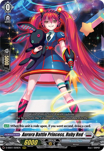 Image of Aurora Battle Princess, Ruby Red (D-SS01/028EN) [Festival Collection 2021]