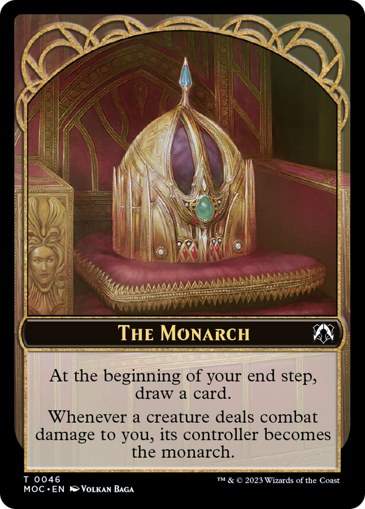 Image of The Monarch // Shapeshifter Double-Sided Token [March of the Machine Commander Tokens]