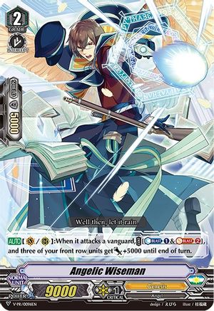 Image of Angelic Wiseman (Parallel Foil) (V-PR/0096EN) [V Promo Cards]