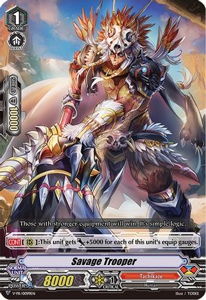 Image of Savage Trooper (Parallel Foil) (V-PR/0099EN) [V Promo Cards]