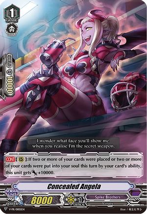Image of Concealed Angela (Parallel Foil) (V-PR/0105EN) [V Promo Cards]