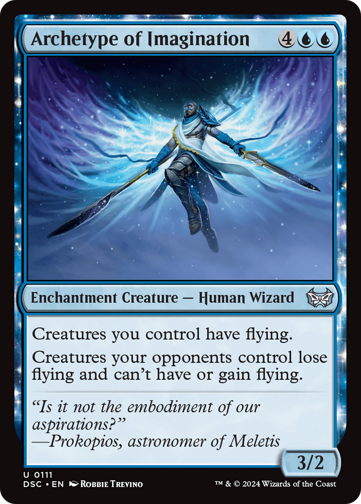 Image of Archetype of Imagination [Duskmourn: House of Horror Commander]