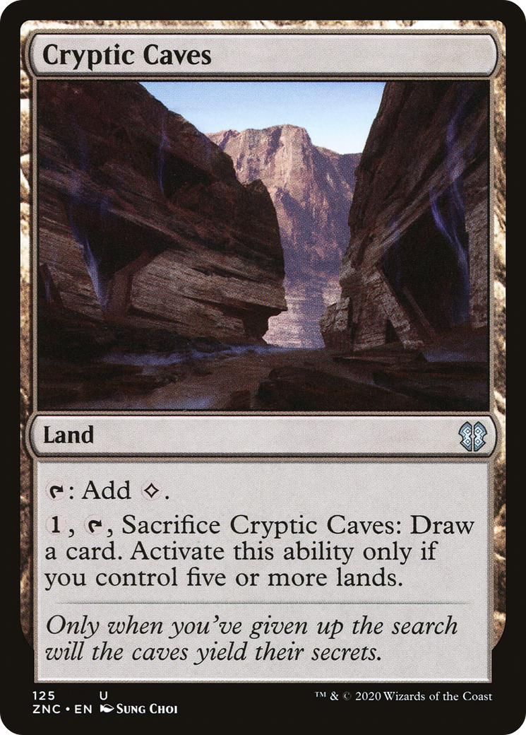 Image of Cryptic Caves [Zendikar Rising Commander]