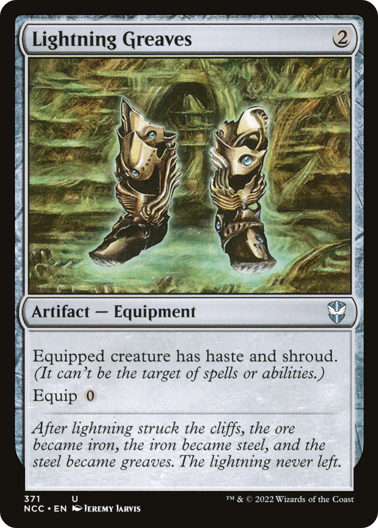 Image of Lightning Greaves [Streets of New Capenna Commander]