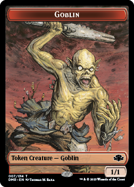 Image of Goblin // Sheep Double-Sided Token [Dominaria Remastered Tokens]