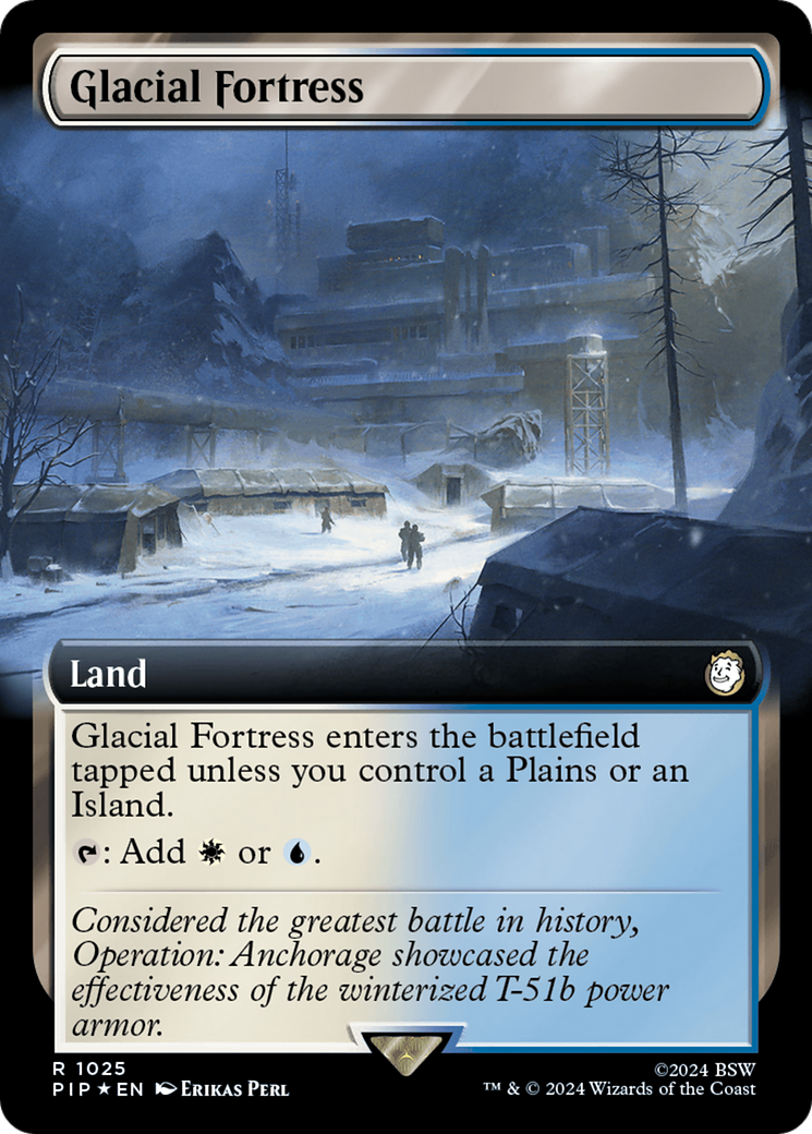 Image of Glacial Fortress (Extended Art) (Surge Foil) [Fallout]