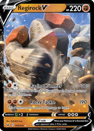 Image of Regirock V (104/202) [Sword & Shield: Base Set]