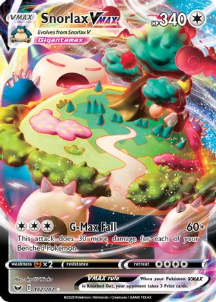 Image of Snorlax VMAX (142/202) [Sword & Shield: Base Set]