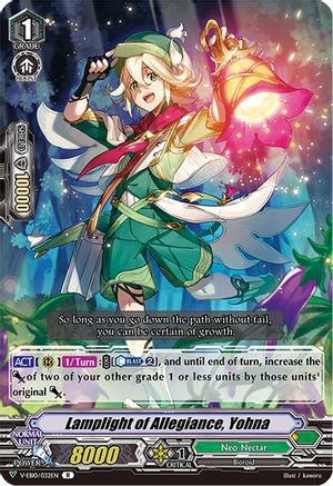 Lamplight of Allegiance, Yohna (V-EB10: THE MYSTERIOUS FORTUNE)