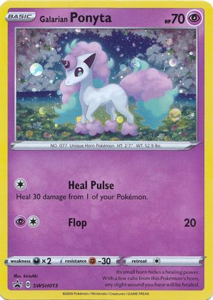 Image of Galarian Ponyta (SWSH013) [Sword & Shield: Black Star Promos]