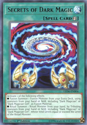 Image of Secrets of Dark Magic [LED6-EN004] Rare