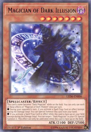 Image of Magician of Dark Illusion [LED6-EN006] Rare