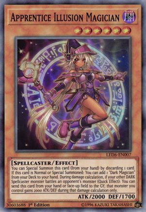 Image of Apprentice Illusion Magician [LED6-EN007] Super Rare