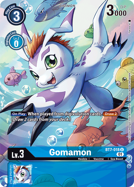 Image of Gomamon [BT7-018] (Alternate Art) [Next Adventure]