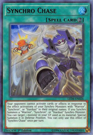 Image of Synchro Chase [LED6-EN026] Ultra Rare