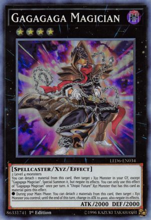 Image of Gagagaga Magician [LED6-EN034] Super Rare