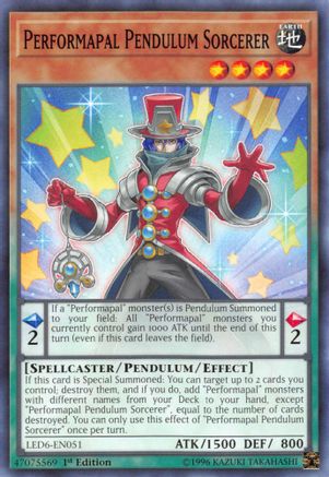 Image of Performapal Pendulum Sorcerer [LED6-EN051] Common