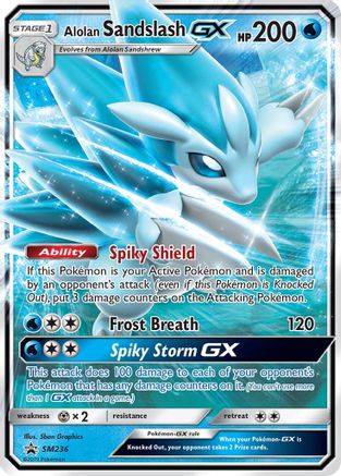Image of Alolan Sandslash GX (SM236) [Sun & Moon: Black Star Promos]