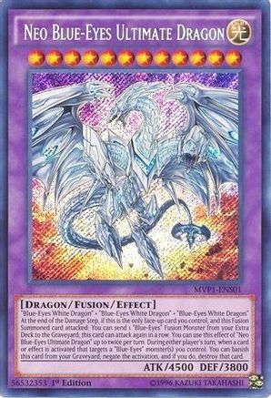 Image of Neo Blue-Eyes Ultimate Dragon [MVP1-ENS01] Secret Rare