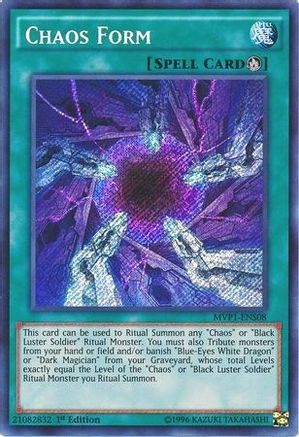 Chaos Form [MVP1-ENS08] Secret Rare