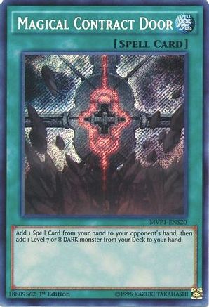 Magical Contract Door [MVP1-ENS20] Secret Rare