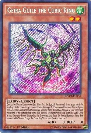 Image of Geira Guile the Cubic King [MVP1-ENS36] Secret Rare