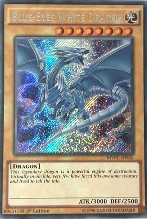 Image of Blue-Eyes White Dragon [MVP1-ENS55] Secret Rare
