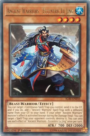 Image of Ancient Warriors - Eccentric Lu Jing [IGAS-EN010] Rare