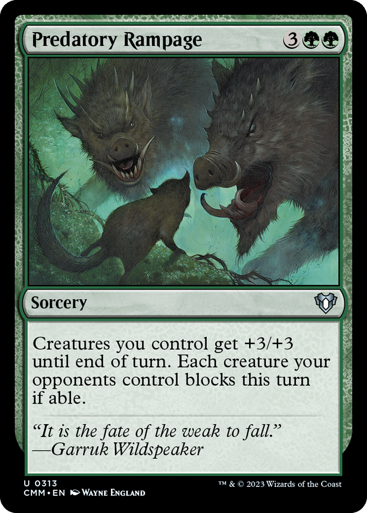 Image of Predatory Rampage [Commander Masters]