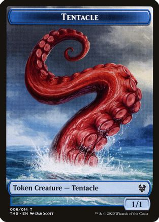 Image of Tentacle // Satyr Double-Sided Token [Theros Beyond Death Tokens]