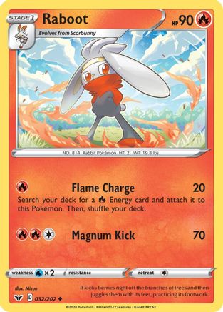 Image of Raboot (032/202) [Sword & Shield: Base Set]