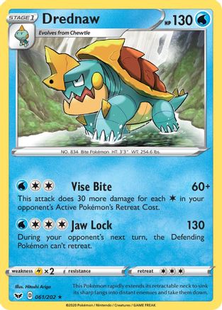 Image of Drednaw (061/202) [Sword & Shield: Base Set]
